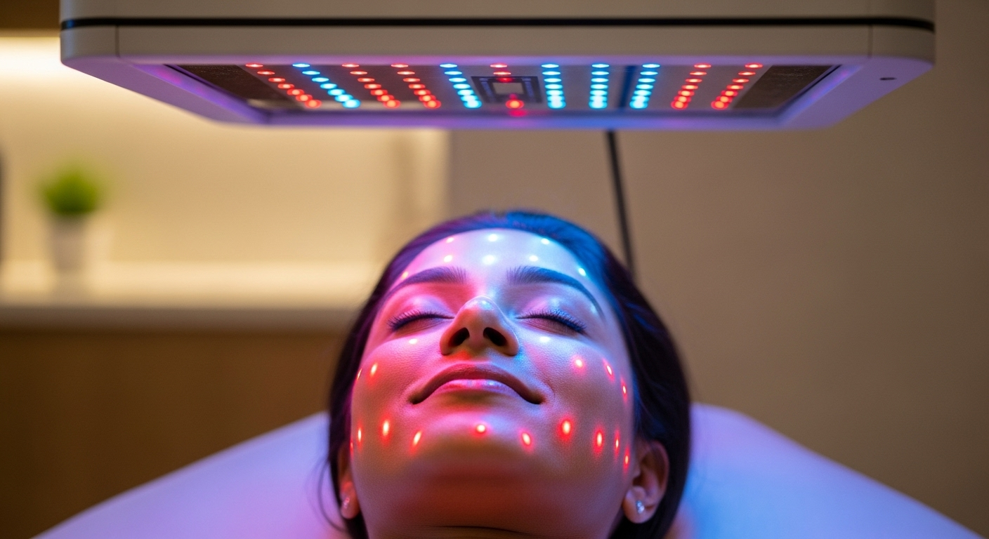 LED Light Therapy Session